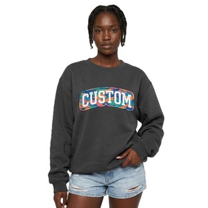 Customized Camo Embroidered Crewneck Custom Original Camo Designs Sweatshirt Cotton Fleece Unisex Sweatshirts & Hoodies Supplier - Product Image 2