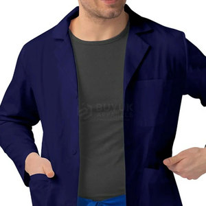 Bata de Laboratorio, Uniforme Protector para Laboratorio, Clínica y Hospital, Duradera, Transpirable, Cómoda, 100% Algodón, Detección de Agujas - Product Image 5