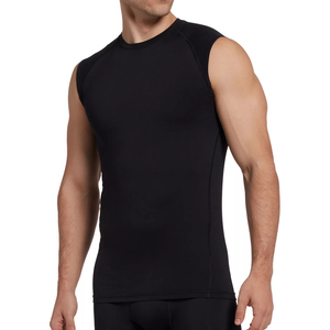 Camiseta sin mangas para hombre, cuello redondo, ajuste cómodo, para adultos, precio al por mayor, 100% algodón, barata. - Product Image 5