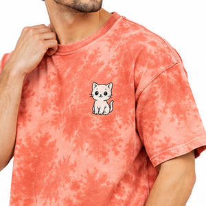 T-shirt décontracté pour homme en coton 100% avec col rond et manches courtes, imprimé discret sur la poitrine, coupe décontractée – Fournisseurs en gros de vêtements personnalisés - Product Image 6