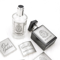 Etiquetas Adhesivas Impermeables con Logotipo en Relieve de la Marca JIN JUMBO, Etiquetas Personalizadas para Frascos de Velas de Lujo, Forma y Tamaño Personalizados