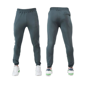 <b>Men's</b> <b>Red</b> Cotton Sweatpants Elastic Waist Casual Joggers With Side Pockets Autumn Wear - Product Image 4