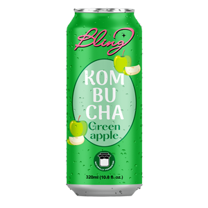 Bling Kombucha Mango Juice RTD Enlatado 320mL OEM ODM Etiqueta privada Bueno para la salud Precio de fabricación vietnamita barato - Product Image 6