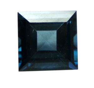 Hermoso Costo de fábrica Topacio azul natural facetado corte cuadrado en forma de piedra preciosa calibrada suelta para hacer piedras preciosas de joyería de moda - Product Image 1