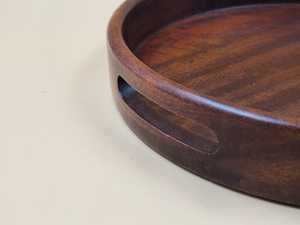 Elegant Designer Decorative Wooden Tray Natural Wood Display <b>Storage</b> Tray for Candles Jewelry Cosmetics and Accessories - Product Image 3