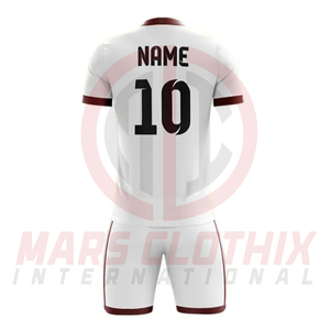 Último Diseño, Nuevo Estilo, Uniforme de Fútbol para Equipo, Conjunto de Camiseta y Pantalones Cortos, Calidad Premium, Color Sólido, en Venta - Product Image 3