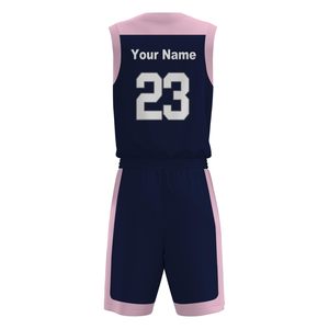 Custom Pink Basketball Jersey Breathable Basketball Uniform Set Designed for Speed and Comfort <b>Athletic</b> Basketball Uniform - Product Image 3
