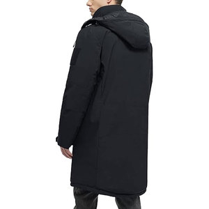 Veste longue matelassée Solid Trader, coupe ajustée, respirante, résistante au froid, style moderne et tendance - Product Image 2