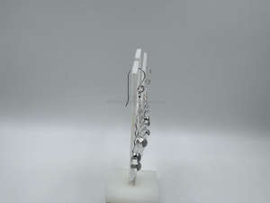 Boucles d'oreilles en argent pur blanc plaqué or d'inspiration bohème au meilleur prix Bijoux uniques pour femmes pour mariage ou cadeau de fête - Product Image 2