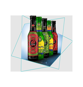 Lot de sodas Double Dare aux saveurs variées (Green Punch, Red Berry) - Vente en gros pour les distributeurs mondiaux - Product Image 1
