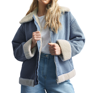 Chaqueta Vaquera de Mezclilla para Mujer, Talla Grande, al por Mayor, Personalizable, Muestra Gratuita, la Mejor Calidad - Product Image 4