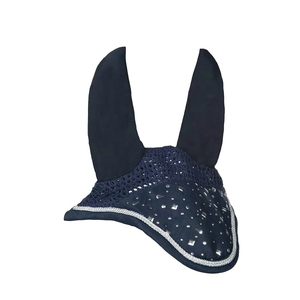 Wholesale Equestrian Horse Fly Veil Crochet <b>Ear</b> Bonnet Soft Stretch <b>Ear</b> Covers for Horses Anti Fly Noise Reduction <b>Ear</b> <b>Protector</b> - Product Image 6