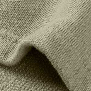 Shorts de jogging en molleton de coton épais vert olive pour homme, style streetwear uni avec cordon de serrage - Product Image 2