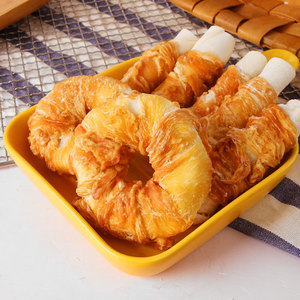 Precio de Fábrica: Palitos de Hueso de Pollo y Salmón Orgánicos Comestibles con Calcio para Limpieza Dental de Cachorros - Product Image 5