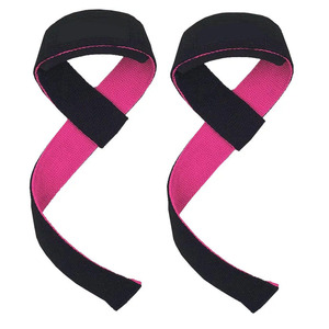 Sangles de musculation en coton durables avec support de poignet rembourré doux pour soulevés de terre lourds – Équipement de musculation pour la salle de sport – Vente en gros - Product Image 1