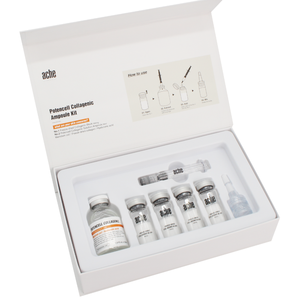 Kit Ampolle Sbiancanti Professionali Coreane per Viso e Collo con Peptidi di Collagene Idrolizzato, 30mL, Confezione Premium - Product Image 3
