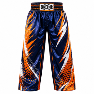 Pantalones de Kickboxing Pro Fighter, Pantalones de Artes Marciales de Primera Calidad para Entrenamiento Diario y Combates Competitivos - Product Image 1
