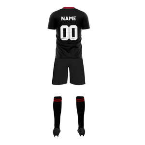 Ensemble de maillots de football professionnels personnalisés pour hommes, respirant, uniforme de football, kit court, grande taille, séchage rapide, sublimation, vêtements de sport d'équipe - Product Image 6