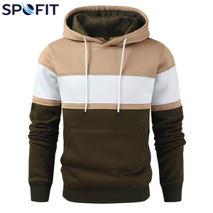Sudaderas con Capucha de Invierno Transpirables de Alta Calidad 100% Algodón para Hombre, Tallas Grandes, con Diseño de Bolsillo, Color Sólido, Servicio Personalizable OEM/ODM - Product Image 1