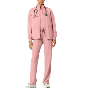 Manufacturer OEM Accepted Custom Logo Fashionable Oversize Women <b>Scrub</b> Jackets Nursing Work Medical Surgical Uniform - Product Image 4