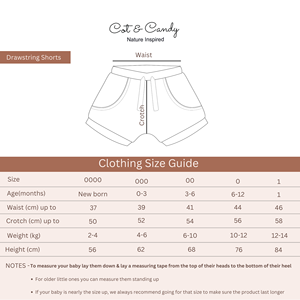 Pantalones cortos con cordón de elastano de bambú orgánico de calidad superior Latte-Pantalones y pantalones cortos para bebés - Product Image 4