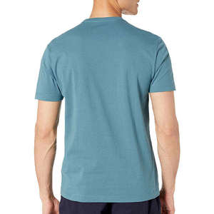 Plain Ocean Blue Color O Neck <b>Collar</b> <b>T</b>-<b>Shirt</b> Regular Fit Short Sleeves Solid Pattern <b>T</b>-<b>Shirts</b> With OEM ODM Services - Product Image 3