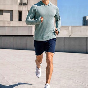 Sun <b>Hoodie</b> Quick Dry Long Sleeve Shirts Lightweight Breathable Moisture Wicking <b>UV</b> <b>Protection</b> Performance Sportswear for Fishing - Product Image 2