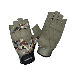 Half Finger Gym <b>Gloves</b> Camo Padded Palm Weight Lifting <b>Gloves</b> Custom Fitness Gear Mens Training Workout <b>Gloves</b> - Product Image 1