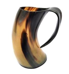 Taza de Beber de Cuerno Natural Hecha a Mano, Ecológica y Personalizada, con Posavasos Modernos de Resina, para Hotel, Hogar, Bar, Fiestas, Regalos Navideños - Product Image 2