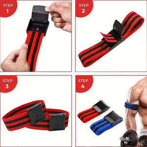 Bandas Elásticas de Restricción del Flujo Sanguíneo de Liberación Rápida para Brazos, Piernas y Glúteos - Bandas de Resistencia de Oclusión de Poliéster para Entrenamiento - Product Image 5
