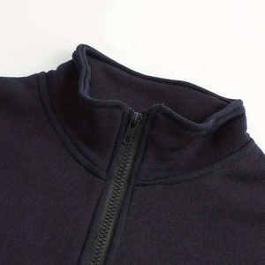 Ensemble de survêtement à capuche imprimé color block pour homme, manches longues, fermeture éclair, décontracté, respirant, 100 % coton, vêtement d'hiver, coupe classique - Product Image 5