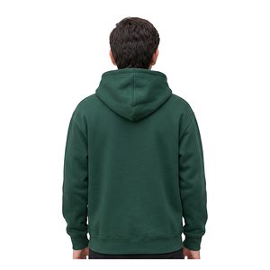 Sudadera con capucha personalizada de algodón, estilo streetwear, de gran tamaño, con etiqueta privada para marcas de ropa y minoristas. - Product Image 2