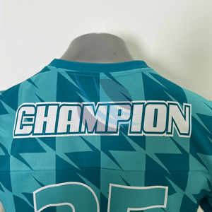 เสื้อยืดคอกลมผู้ชายคุณภาพสูงแบบซับลิเมชั่นสำหรับแฮนด์บอล แห้งเร็ว ระบายอากาศได้ดี เหมาะสำหรับกีฬา ฟุตบอล และซอคเกอร์ - Product Image 6