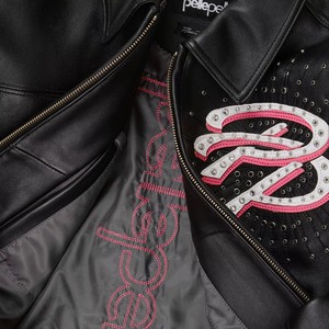 <b>Men's</b> Winter Safari <b>Jacket</b> OEM Service Coated Genuine Leather Stand Collar Waterproof Plain Dyed <b>Denim</b> Standard Pattern - Product Image 5