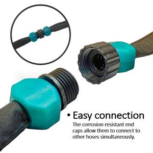 Tuyau d'arrosage extérieur de 75 pieds Conception de trempage plat en PVC Norme CNS Anti-Corrosion Réglable pour l'utilisation dans le jardin - Product Image 4