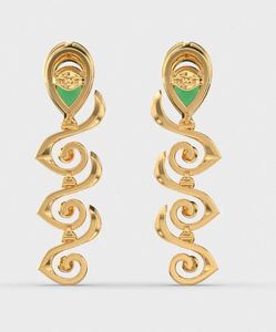 Pendientes colgantes de diamantes halo elegantes de alta calidad para ceremonia de compromiso, de proveedor indio al mejor precio. - Product Image 3