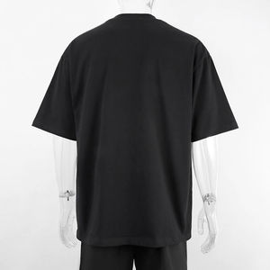 Wholesales High Quality 270Gsm O-Neck Heavy <b>Short</b> <b>Sleeve</b> T-<b>Shirts</b> Men and <b>Women</b> Couples Cotton Pure <b>White</b> Loose <b>Shirts</b> - Product Image 5