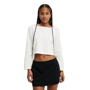 Camisas de Manga Larga para Mujer, Estilo Urbano, Lisas, Teñidas, Ajustadas, Vintage, de Alta Calidad, al Por Mayor y Personalizadas - Product Image 1