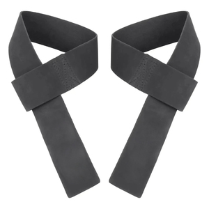Heavy Duty Leather Nylon Neoprene Gym Workout <b>Straps</b> <b>for</b> Weight <b>Lifting</b>-Lightweight Non-Slip Adjustable Customizable Unisex - Product Image 3