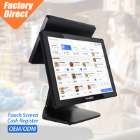 Terminal de point de vente tout-en-un 15 pouces avec écran tactile Windows/Android pour supermarchés, commerces de détail et restaurants