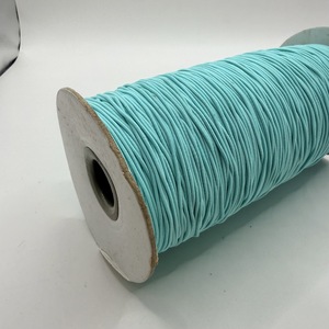 Cordon élastique tressé bleu aqua n°19, 1,2 mm, 288 yards, 100 % nylon haute ténacité, écologique, pour textile de maison - Product Image 6