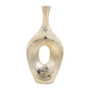 Vase à fleurs en fer forgé fait main – Décoration d'ambiance de luxe haut de gamme pour villas modernes, appartements de luxe, hôtels, bureaux d'entreprise et designers - Product Image 3