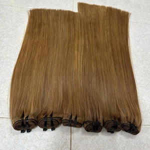 Extensiones de Cabello Humano Vietnamita Liso Natural sin Color, Súper Doble Trama, con Punta Plana, para Aplicación con Cinta Adhesiva, Paquetes de Cabello Natural - Product Image 5