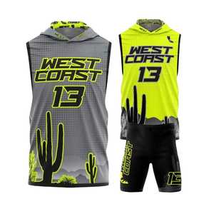 Uniformes y Camisetas de Fútbol Americano 7 contra 7 Personalizadas con Capucha, Transpirables, Tallas Grandes, Sublimadas, para Verano - Product Image 4