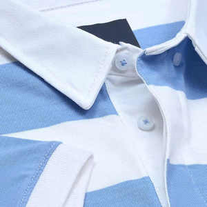 Chemises polo décontractées pour hommes, nouvelle collection, design tendance, logo personnalisé, couleur unie, respirantes, prix avantageux. - Product Image 5