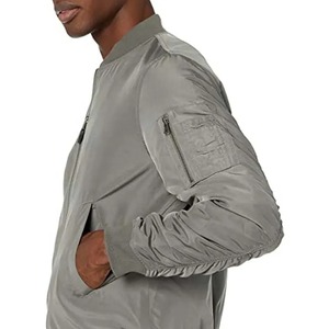 Custom Polyester <b>Bomber</b> <b>Jacket</b> Men Wholesale Cheap Top Quality Satin <b>Bomber</b> <b>Jacket</b> Custom <b>Baseball</b> <b>Bomber</b> <b>Jacket</b> - Product Image 4