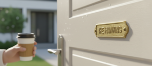 Custom Engraved Solid Brass Plaque Personalized Metal <b>Name</b> <b>Plate</b> Door Sign House Address Durable Wedding Modern Design - Product Image 3