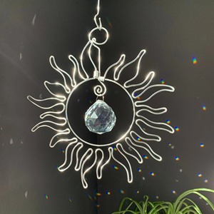 Atrapasoles con Diseño de Rayos de Sol para Decoración del Hogar, Sala de Estar, Cocina, Jardín, Balcón, Cafetería, Ventanas y Salas de Yoga, de la India - Product Image 1