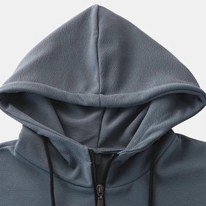 Sweat à capuche oversize personnalisé en polyester/coton tricoté pour homme, style streetwear, avec logo personnalisé - Collection Hiver 2026 - Product Image 5