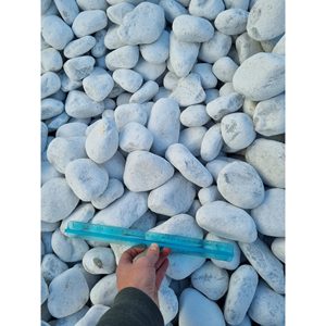 Galets blancs de Carrare 60-100 mm - Sacs de 1000 kg - Product Image 2